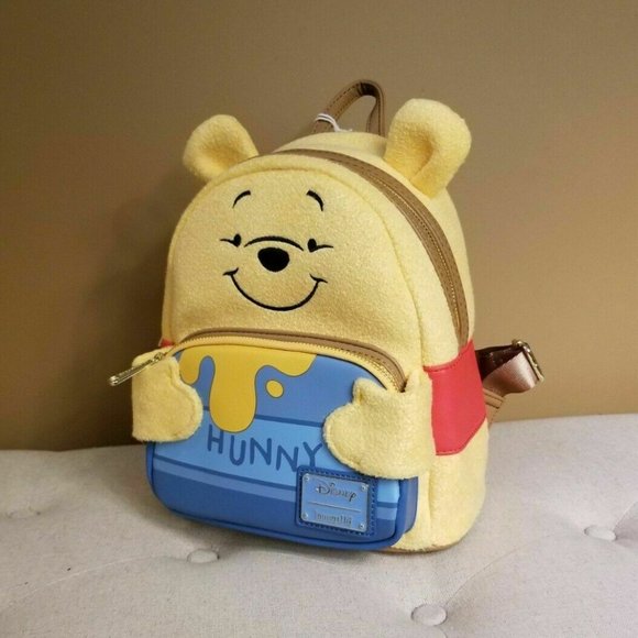 Loungefly Disney Winnie The Pooh Hunny Tummy Soft Touch Mini Backpack NEW main image 12